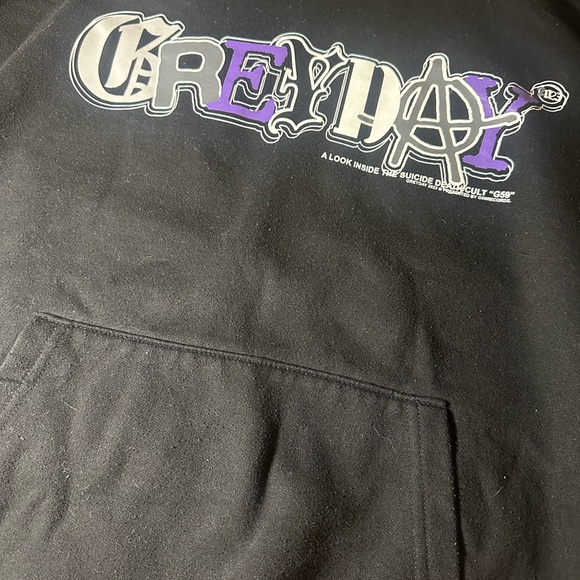 Black Graphic Hoodie by